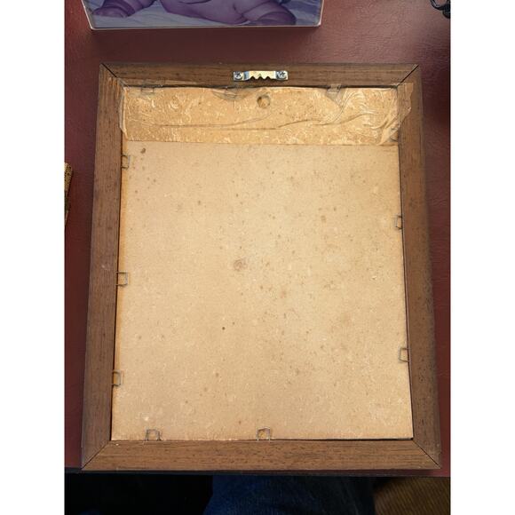 VTG Candlewick Embroidery “He Loves Me He Loves Me Not” Sampler Framed Art - Picture 5 of 8